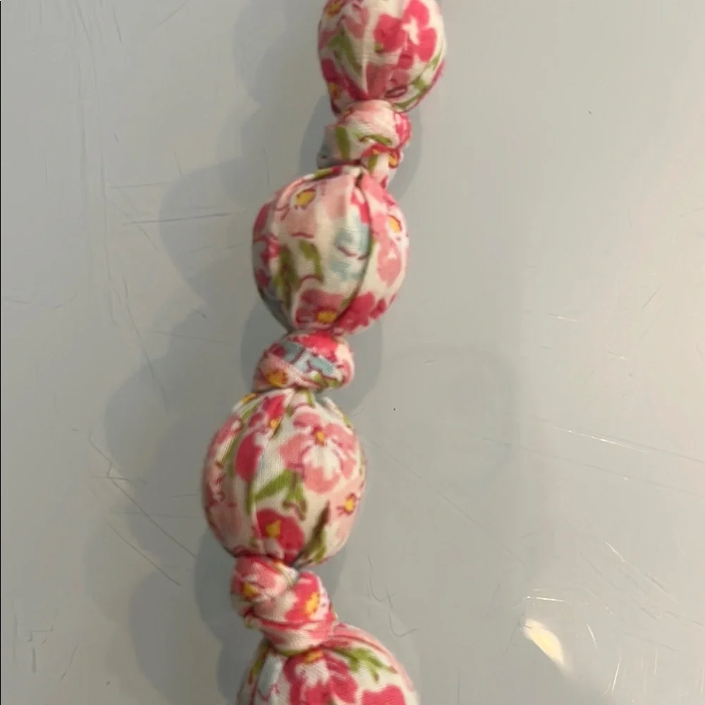 Pink Chicken Liberty of London Floral Beaded Necklace - Picture 3 of 4